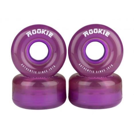 Rookie Quad Wheels Disco - Clear Purple (4 Pack) £9.99